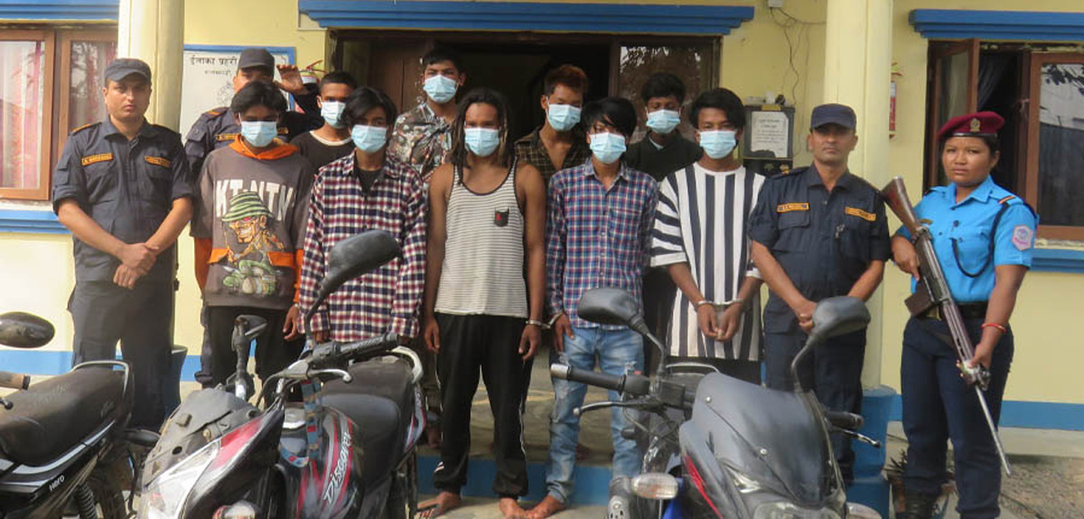 दुई किशोरीलाई अपहरण गरी सामूहिक बलात्कार गरेको आरोपमा ९ जना पक्राउ 